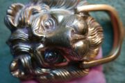 Vintage Brass Lion Door Knocker
