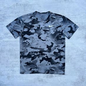 Black & Grey Nike Dri-FIT Camo Tee