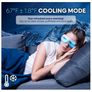 Adamson eye massager for migraine relief with Heat and Cooling for Migraines + Dry Eyes + Dark Circles | Rechargeable, Bluetooth Music + Improve Sleeping Image 2
