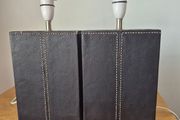 Matching Leatherette Lamps