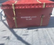 Vintage travel / storage trunk from Boston