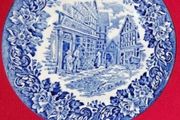 Rare Vintage English Ironstone Plate (Dickens' "The Old Curiosity Shop")