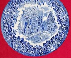 Rare Vintage English Ironstone Plate (Dickens' "The Old Curiosity Shop")