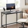 NEW SALE | Computer Desk, Small Office Desk and Workstation, Work Desk for Home Office, Study, Bedroom, 50 x 100 x 76 cm, Industrial Style, Metal Frame Image 2