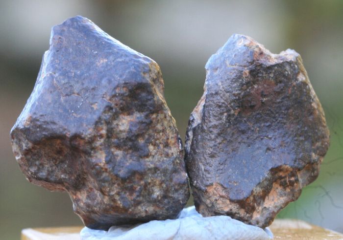Meteorite 14.35 grams NWA 869 cut in 2