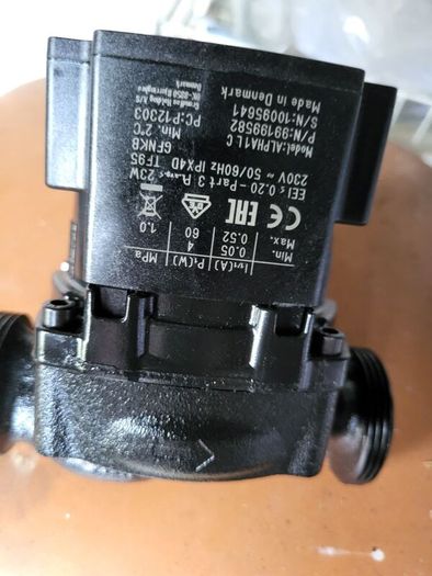 Grundfos Circulating Pump Alpha1 L 25 65