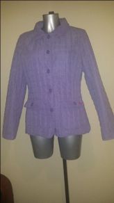 Musto lightly padded purple coat size UK12 EUR40 postage included