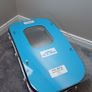 Genuine KLM Boeing 737-400 Overwing Emergency Exit Window Upcycled Aviation Coffee Table Image 6