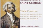 Saint-Georges. Violin Concertos. CD. Free Postage!