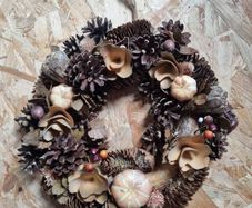 Autumn door wreath