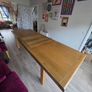 Large Oak Extending Dining Table Image 3