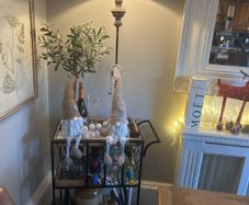 Lamp and drinks trolley