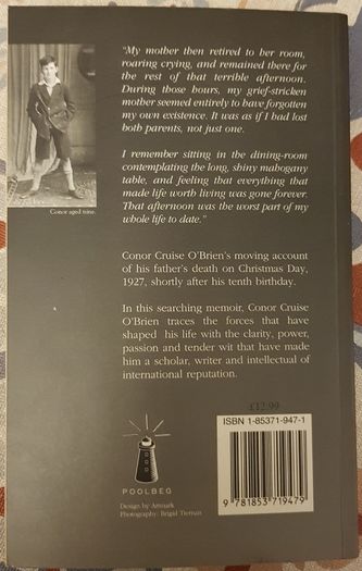Memoir: My Life And Themes by Conor Cruise O'Brien