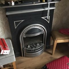 Fireplace Cast Iron Electric