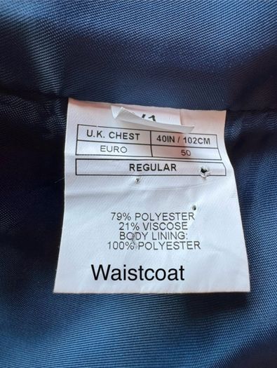 Moss Bros 3 Piece Suit