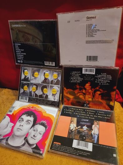 CD's x 6 Greenday Gomez Caribou Nerf Herder