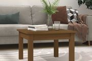 Coffee Table Honey Brown 45x45x30 cm Solid Wood Pine