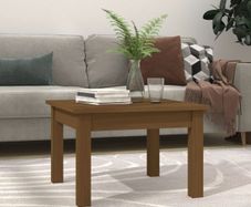 Coffee Table Honey Brown 45x45x30 cm Solid Wood Pine