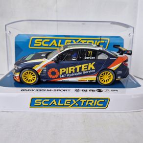 Scalextric BMW 330i #77 Slot Car ( C4194 street supercar Gt endurance touring BTCC )