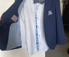 One Varones Boys Blazer with matching 1880 Club Shirt & bow tie