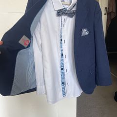 One Varones Boys Blazer with matching 1880 Club Shirt & bow tie