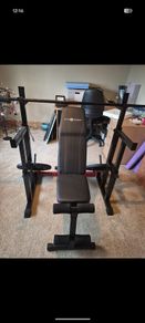 RPM Power Weight Bench, Rack, Olympic Bar and 50kg Weights Excellent Condition