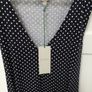 Hobbs Maxi Dress Size 10 Black & White Polka Dot new with tags Image 4