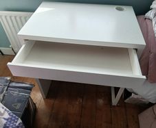 white ikea desk