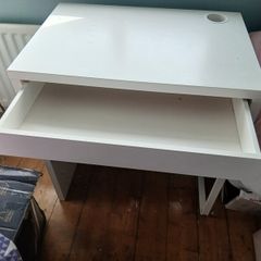 white ikea desk