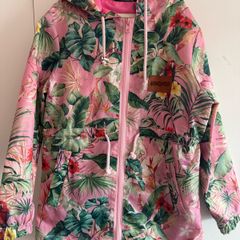 Beautiful floral raincoat