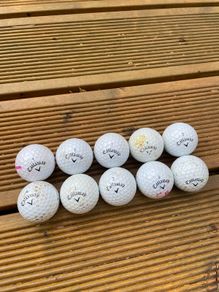 golf balls: Callaway supersoft