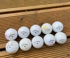 golf balls: Callaway supersoft