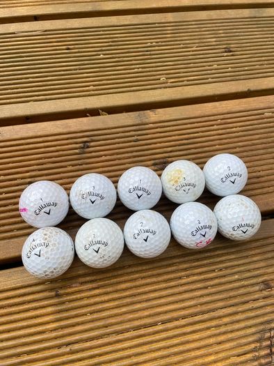 golf balls: Callaway supersoft