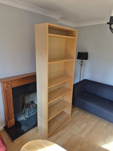 large book shelf
