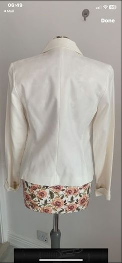 blazer Bnwt Gsp cream blazer size 10