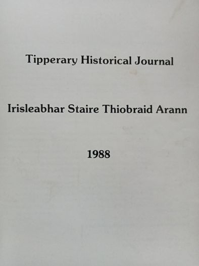 Tipperary Historical Journal, 1988
