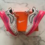 Air Max 720 Pure Platinum and Pink Blue with Blue UK3.5 RRP188 Image 2