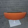 Plush orange chair Image 2