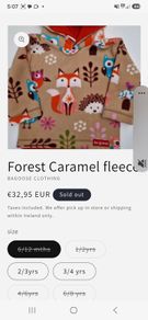 Bagoose Fleece from Cork Art & Design (6-12 mths)