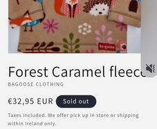 Bagoose Fleece from Cork Art & Design (6-12 mths)