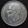 1876 Belgium 5 Francs - Leopold II small head Silver coin Image 4