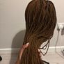 Wig- Brown 30 inches 360 ear to ear frontal knotless braided wig Image 3