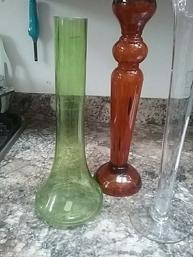 Three Decorative Glass Pieces
