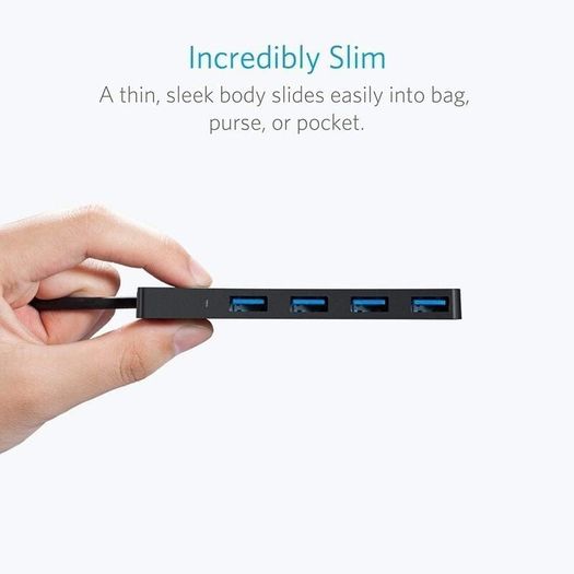 Anker ANK-HUB-A7516 USB Hub, 4 Ports, USB 3.0, Ultra Slim - New In Box