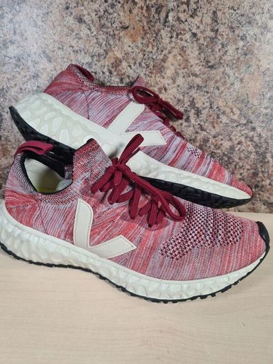 womens VEJA thunderbird v knit mix orange pierre trainers runners Size UK 6 EU 39
