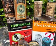 Vintage French Tins / Advertising Cans