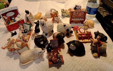 20+ hand crafted animals lot