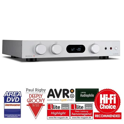 Audiophile Quality Audiolab 6000A integrated amplifier ESS Sabre ES9018K2M chipset 24-bit / 192kHz pristine Boxed