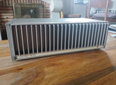 QUAD 405 Vintage Stereo Power amplifier 1976 100 Watts England first batch low serial