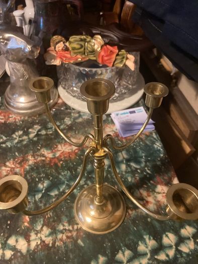 brass candelabra holder free postage